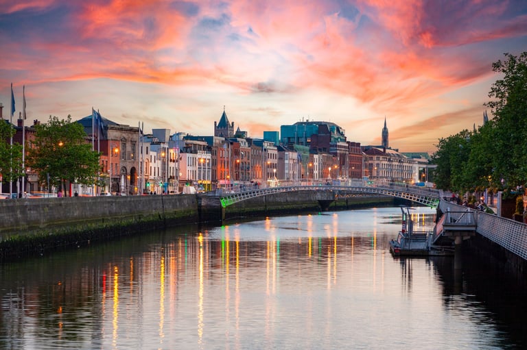 Dublin River Liffey